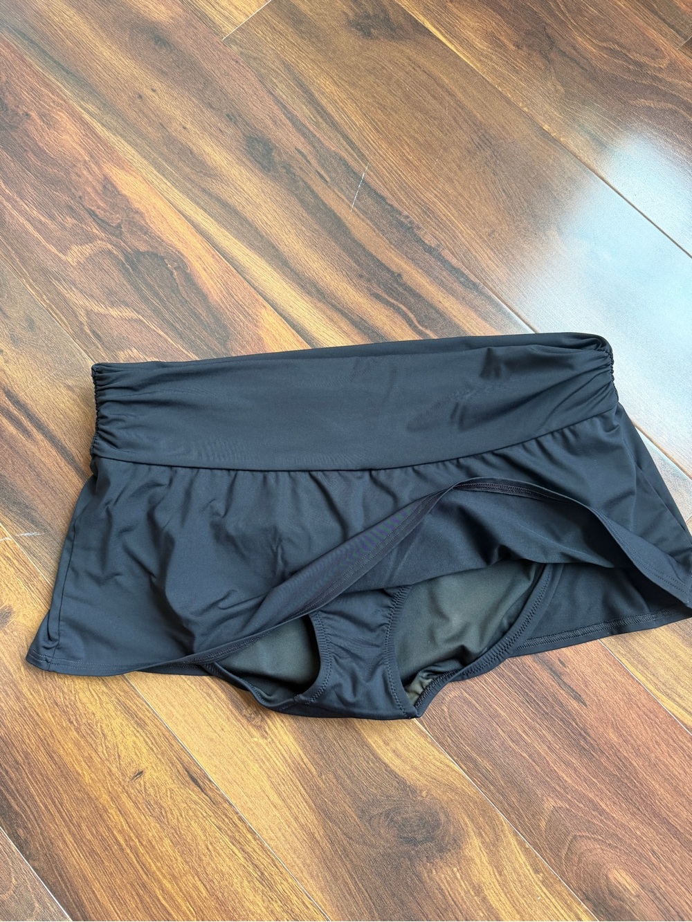 Lands End Women’s Bathing Suit Skirt Bottom Size 16 Black